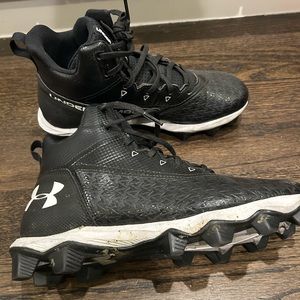 Under Armour Football Black/WhiteCleats 6.5M
